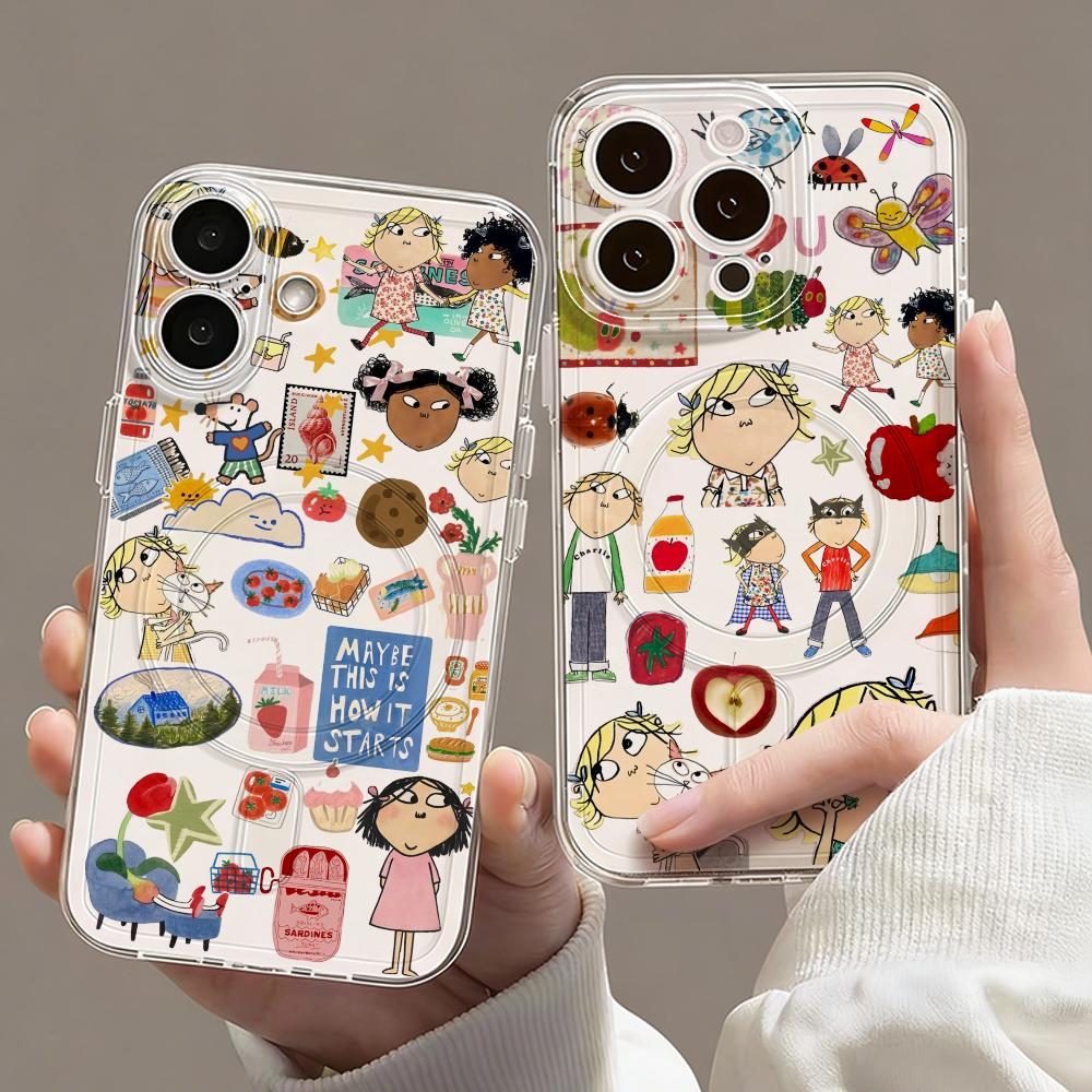 Phone Cases Iphone 13 - Cartoon C-Charlie And Lola Phone Case
