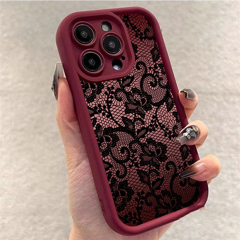 Phone Cases Xr Iphone - Elegant Lace Floral Phone Case For