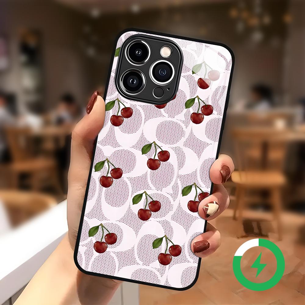 Cherry Luxury Pattern Phone Ca - Phone Cases Iphone 13 评论和价格