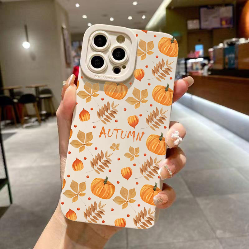 Autumn Maple Leaves Pumpkin Pa - Phone Cases Xiaomi 15 评论和价格