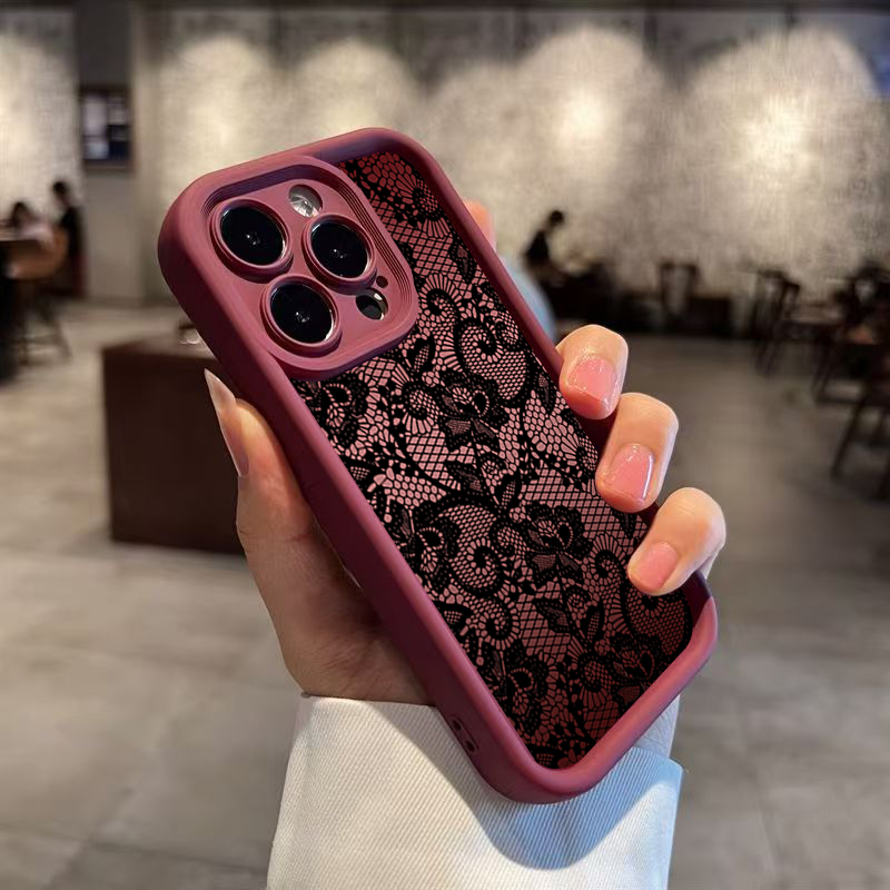 Elegant Lace Floral Phone Case - Phone Cases Xr Iphone 评论和价格