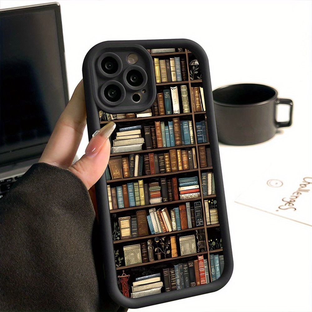 Book Shelf Creative Pattern Ph - Phone Cases Iphone 13 评论和价格