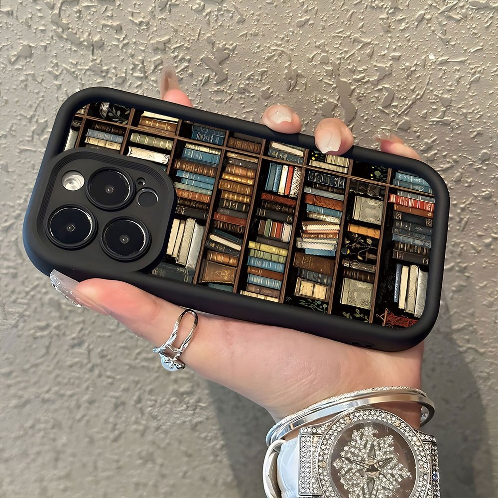 Book Shelf Creative Pattern Ph - Phone Cases Iphone 13 评论和价格
