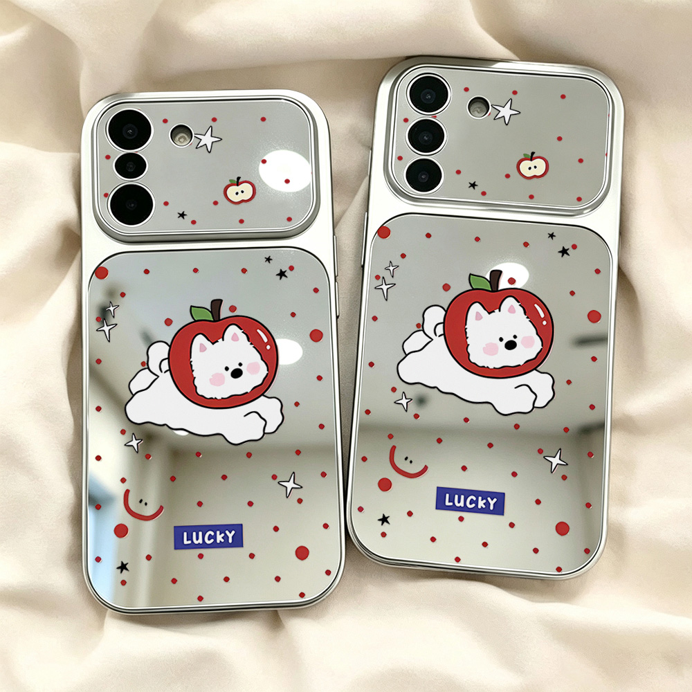 Make Up Mirror Cute Dog Phone  - Phone Cases Galaxy A16 5G 评论和价格