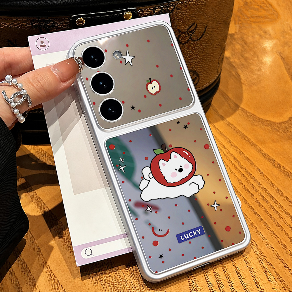 Make Up Mirror Cute Dog Phone  - Phone Cases Galaxy A16 5G 评论和价格