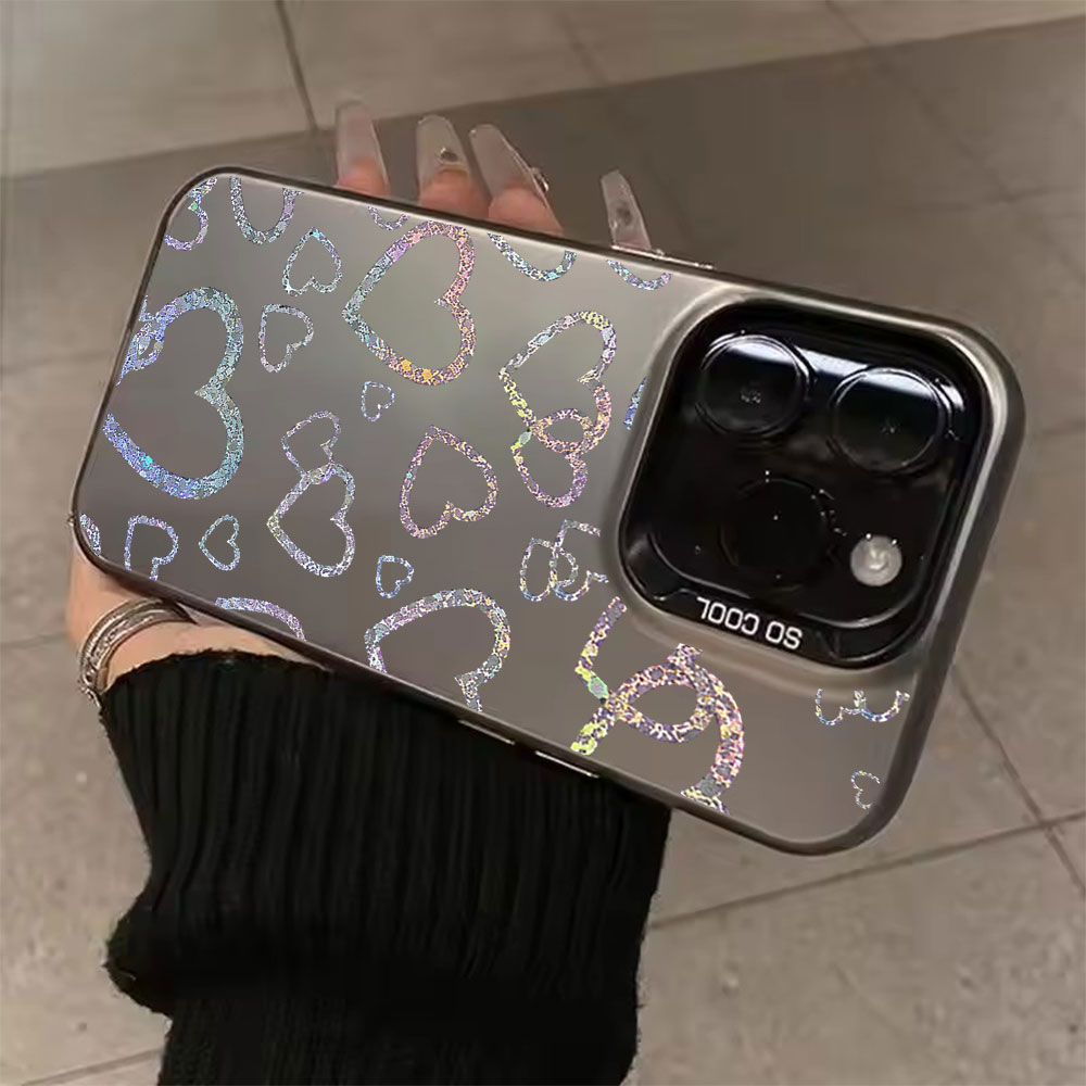 Colorful Heart Print Case For  - Phone Cases For Iphone 16 评论和价格