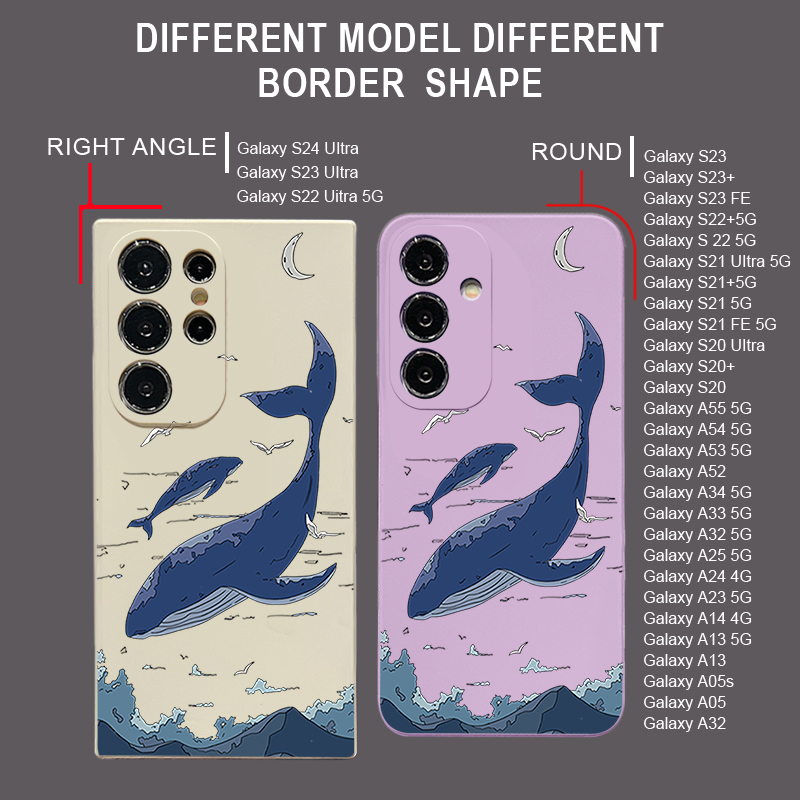 Whales Phone Case For Samsung  - Phone Cases Galaxy A16 5G 评论和价格