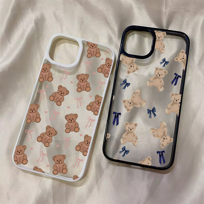 Cute Teddy Bear Bowknot Phone  - Phone Cases Galaxy A16 5G 评论和价格
