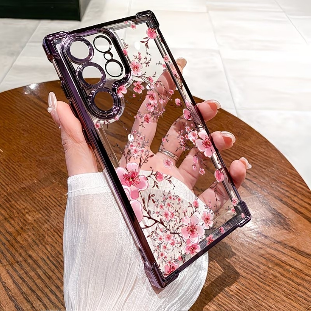 Cherry Blossom Electroplated F - Phone Cases Galaxy A16 5G 评论和价格