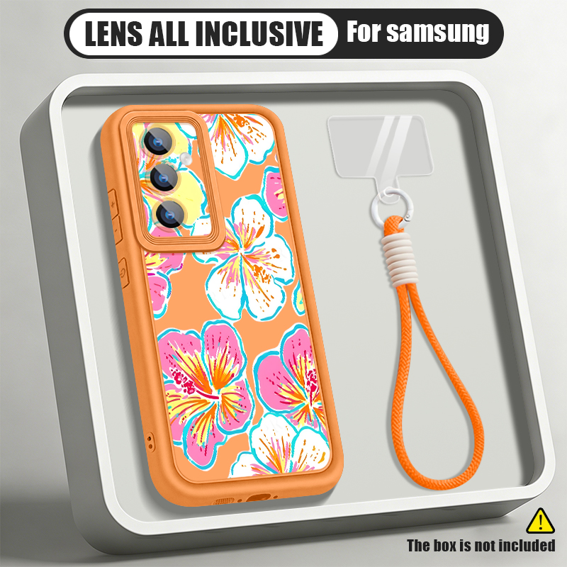 Flower Pattern Lanyard Phone C - Phone Cases Galaxy A16 5G 评论和价格